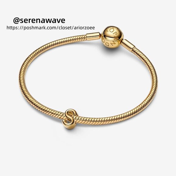 Pandora Letter S Alphabet Charm - Picture 3 of 5